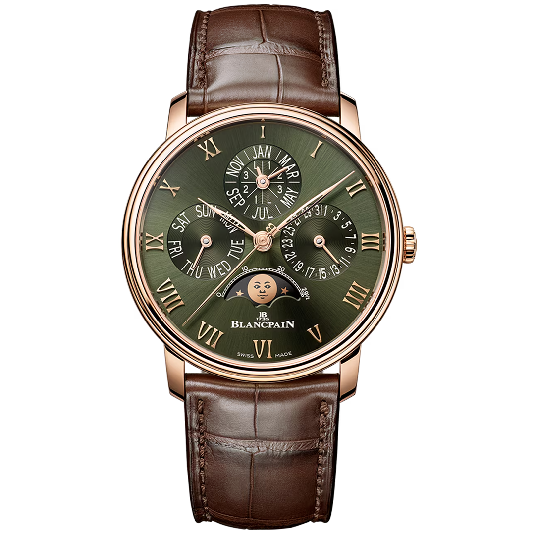 Watch in rose gold Villeret Quantième Perpétuel Blancpain