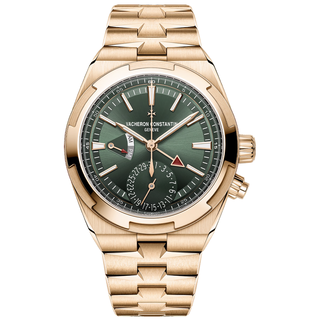 Orologio in oro rosa Overseas Dual Time Vacheron constantin