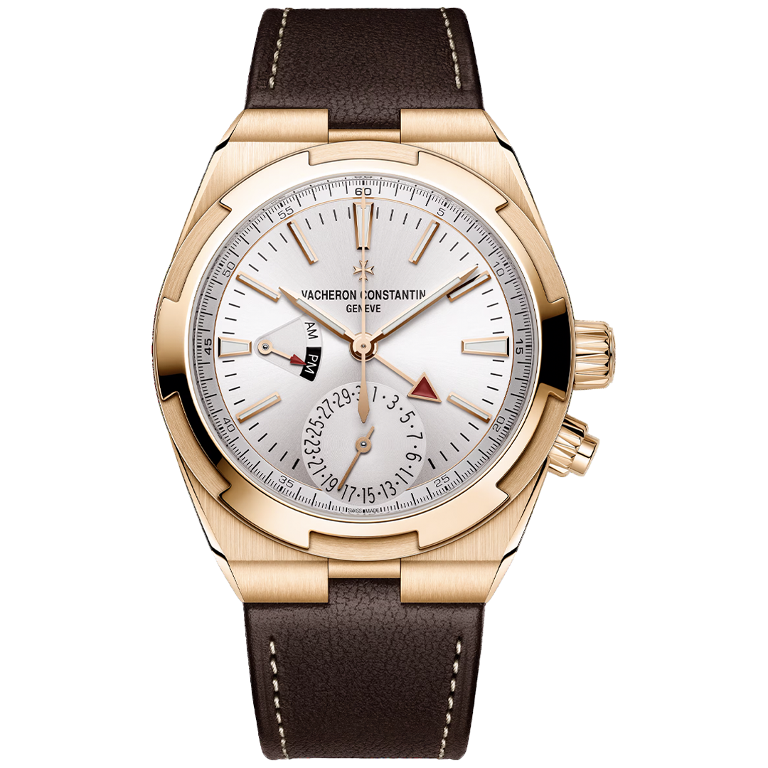 Orologio in oro rosa Overseas Dual Time Vacheron constantin