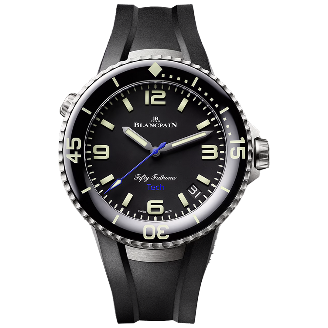 Watch in titanium Fifty Fathoms Tech - Ocean Commitment IV Blancpain