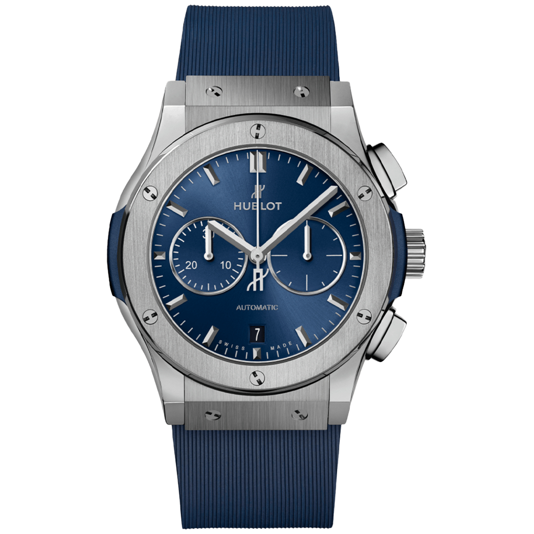 Classic Fusion Blue Chronograph Titanium