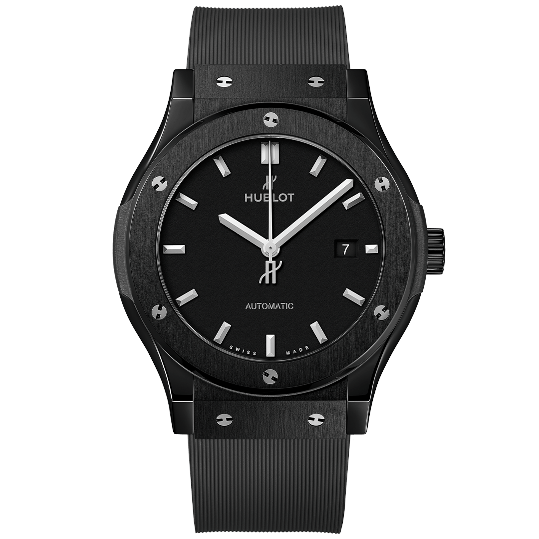Watch in ceramics Classic Fusion Black Magic Hublot