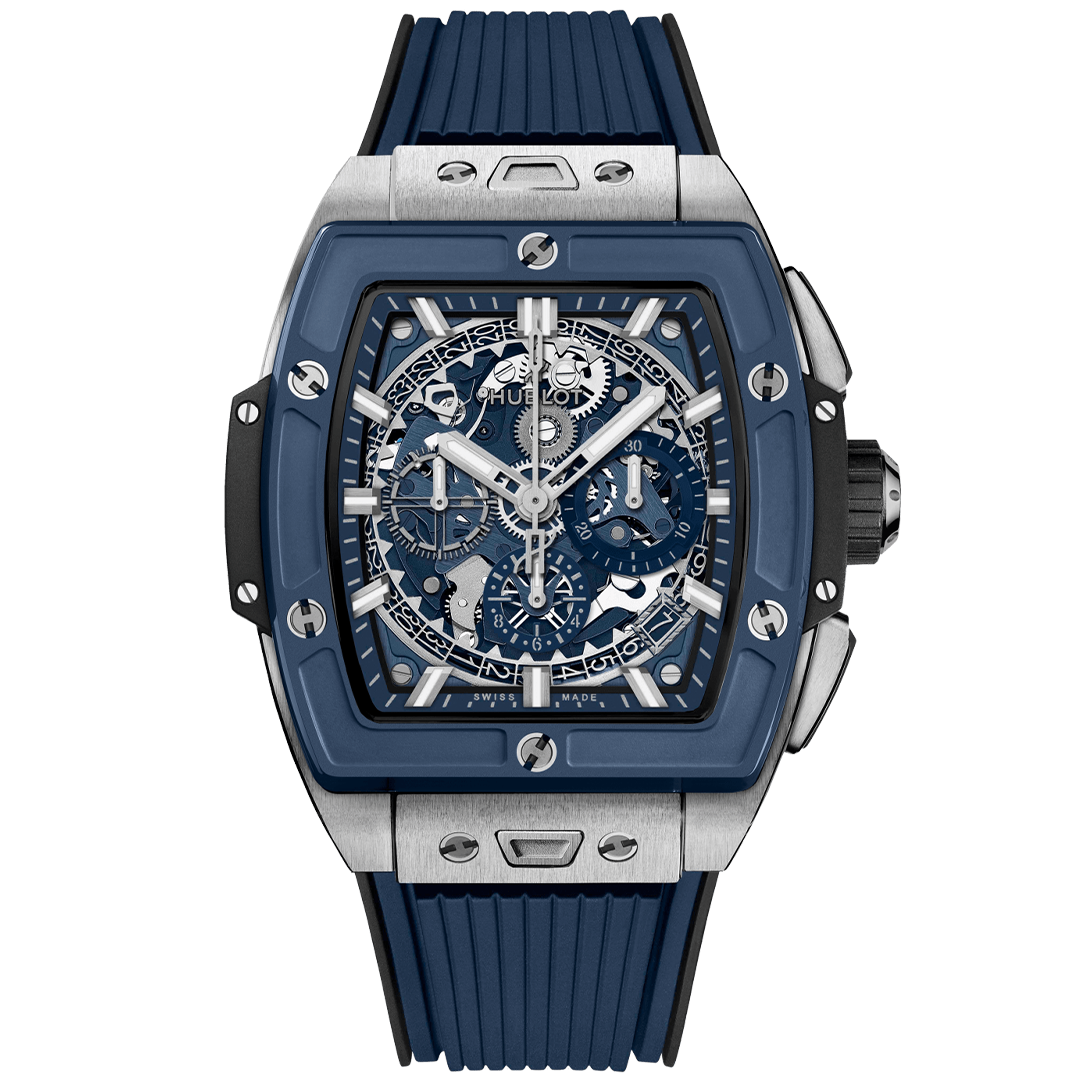Orologio in titanio Spirit of Big Bang Titanium Blue Ceramic Hublot