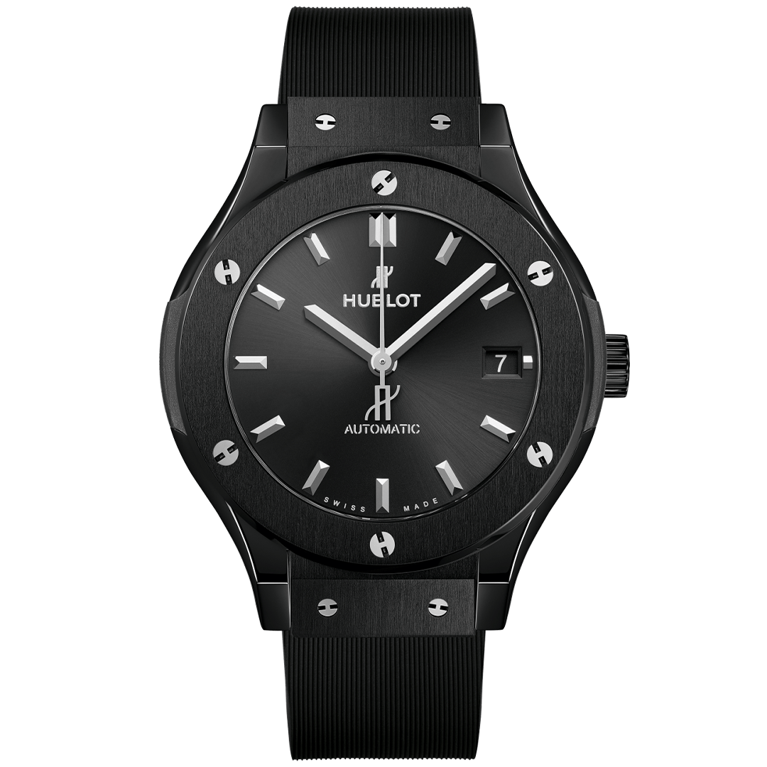 Watch in steel Classic Fusion Black Magic Hublot