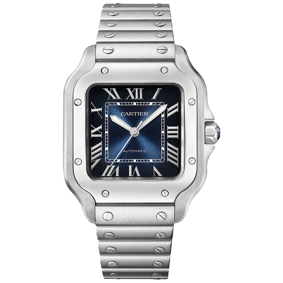 Watch in steel Santos de Cartier Cartier