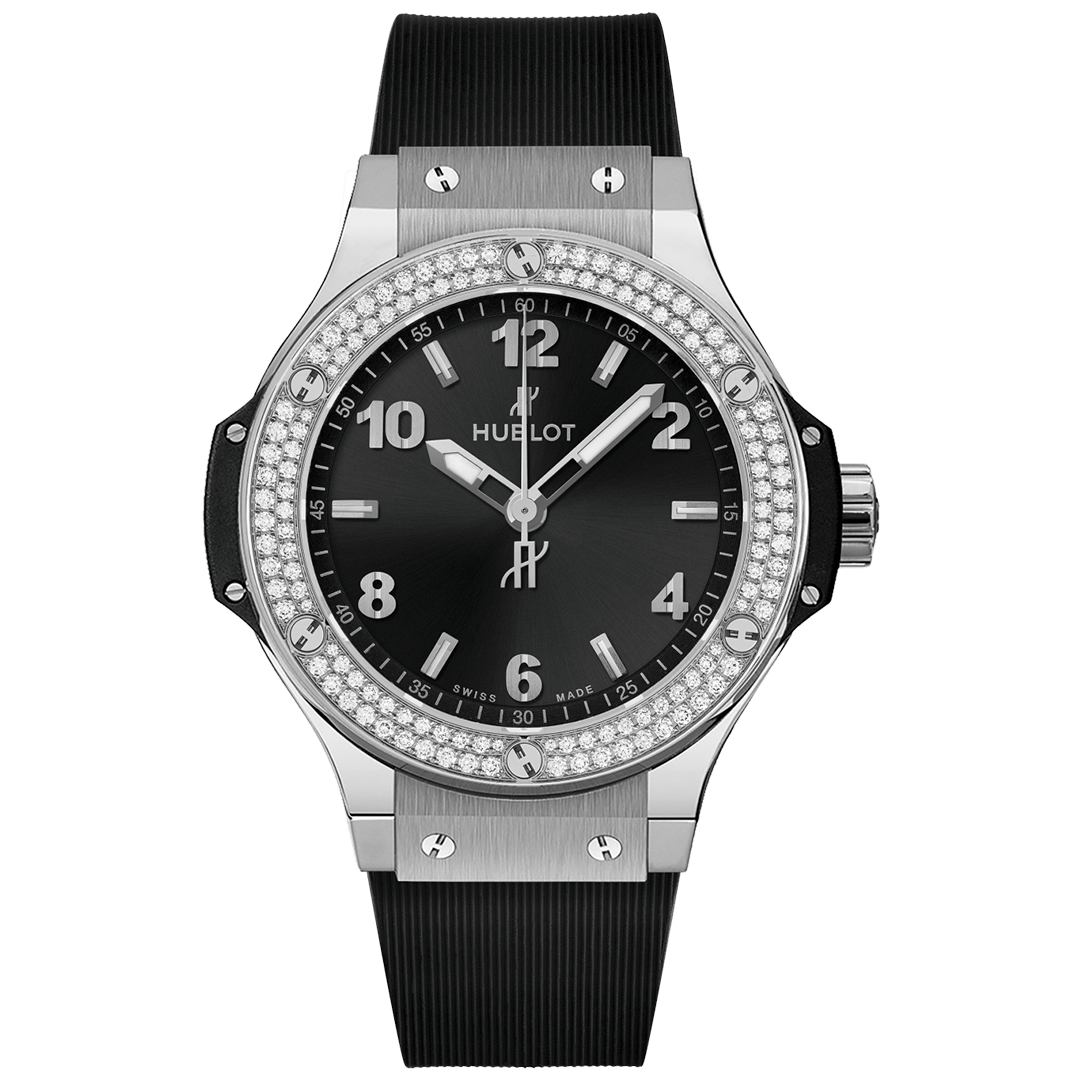 Orologio in acciaio Big Bang Steel Diamonds Hublot