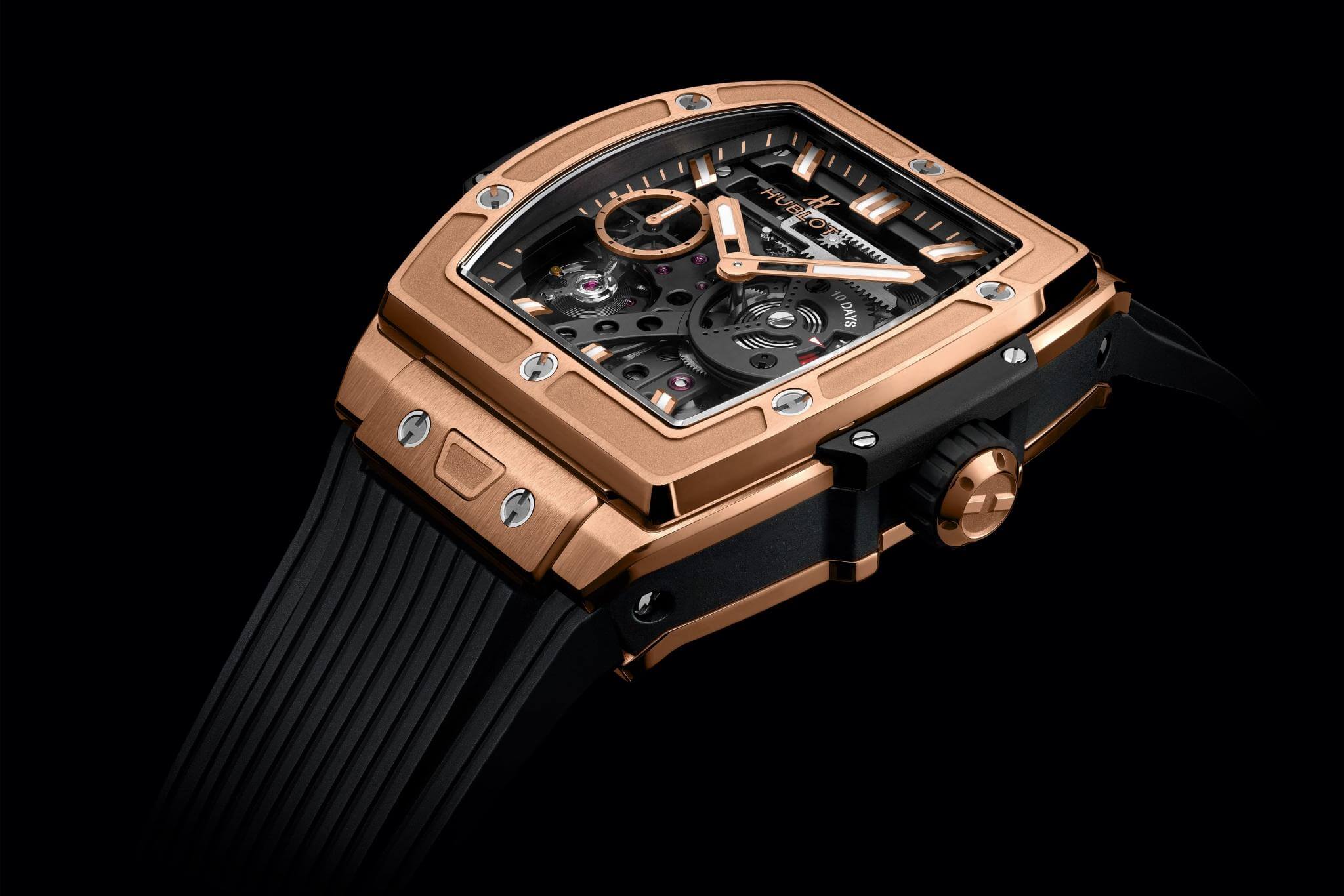 Watch in rose gold Spirit of Big Bang Meca-10 King Gold Hublot
