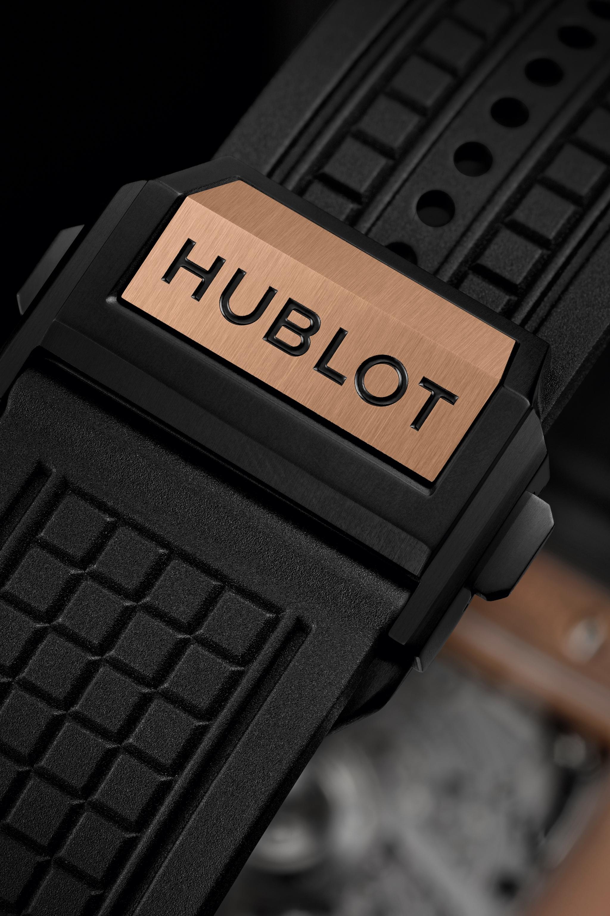 Orologio in oro rosa Square Bang Unico King Gold Hublot