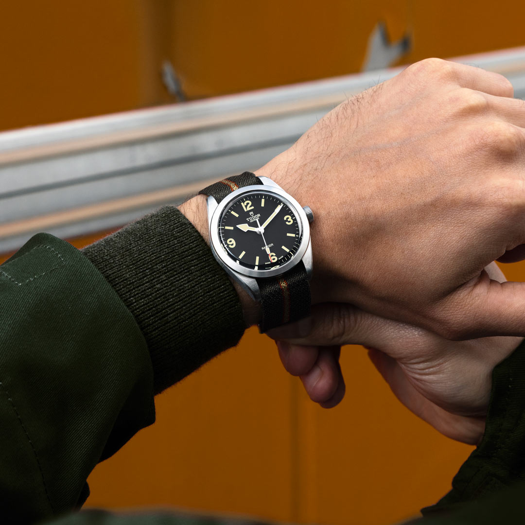 Orologio in acciaio Ranger, 39 mm Tudor