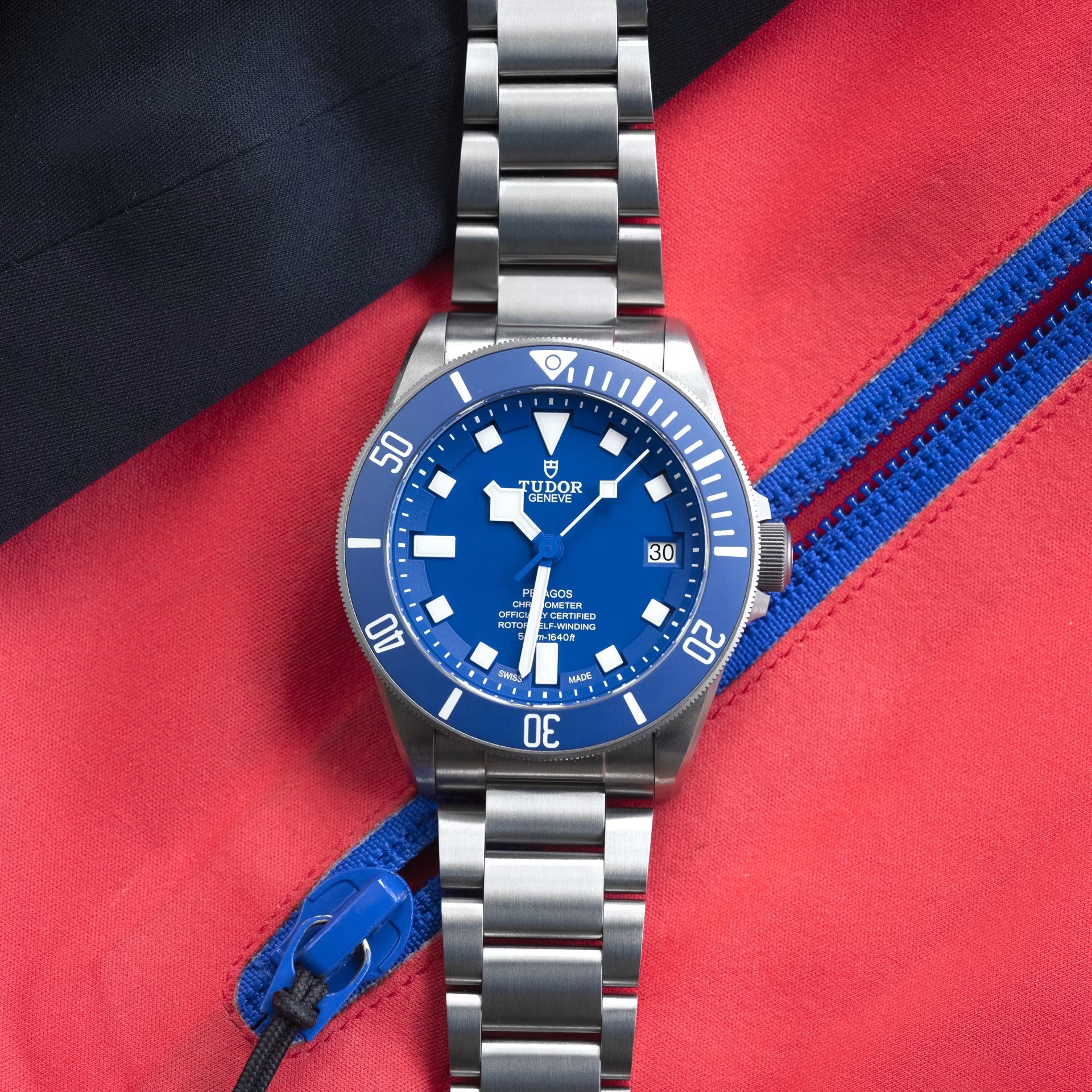 Watch in steel and titanium Pelagos, 42 mm Tudor