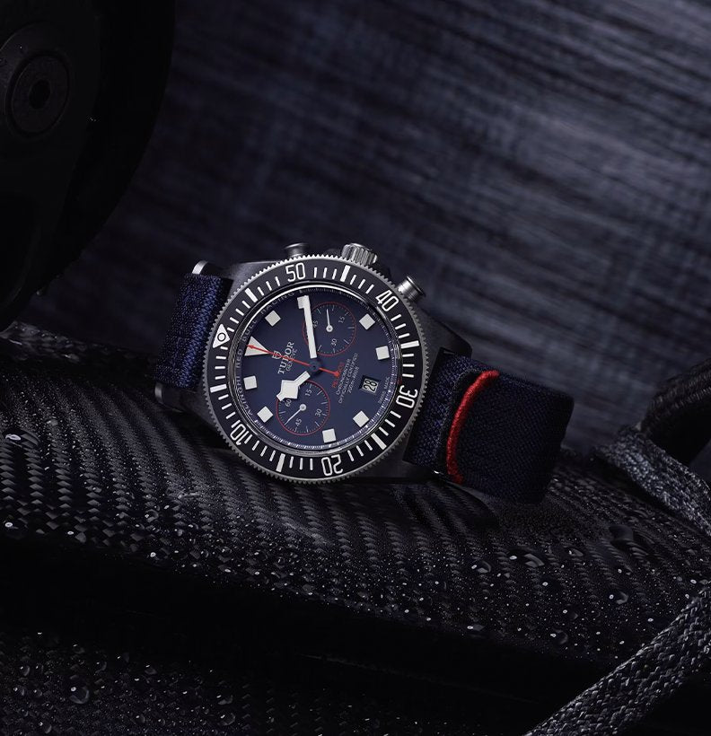 Orologio in carbonio e titanio Pelagos FXD CHRONO, 43 mm Tudor