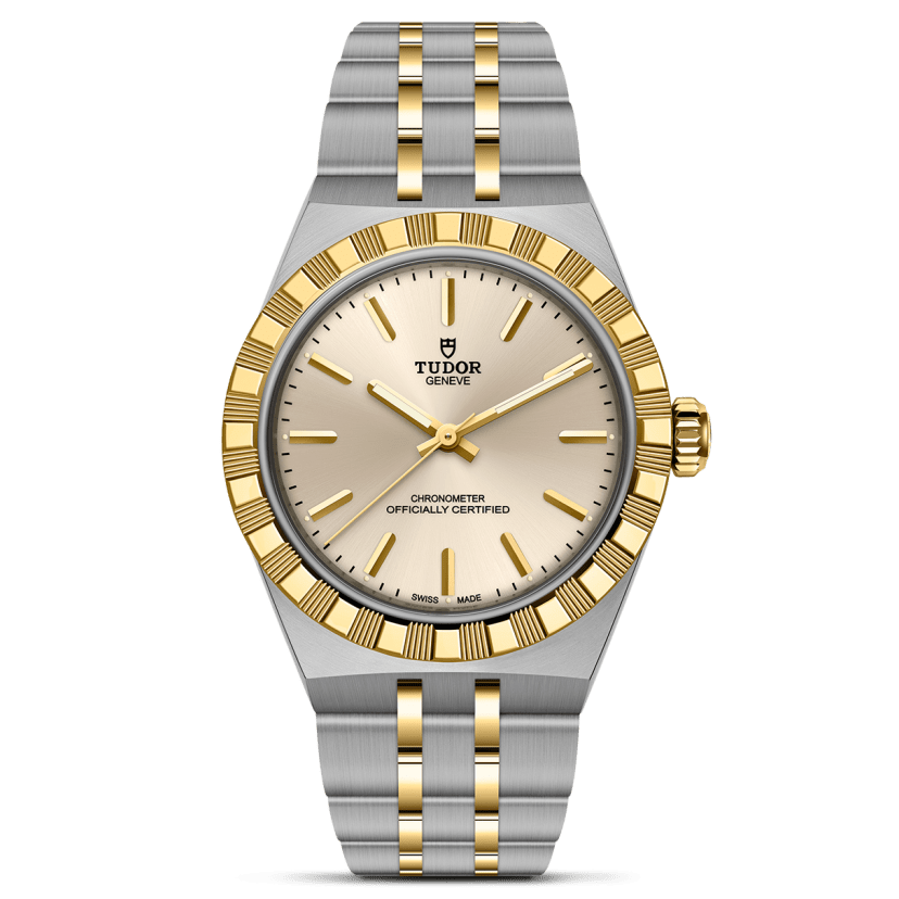 Orologio in acciaio e oro giallo Royal Tudor
