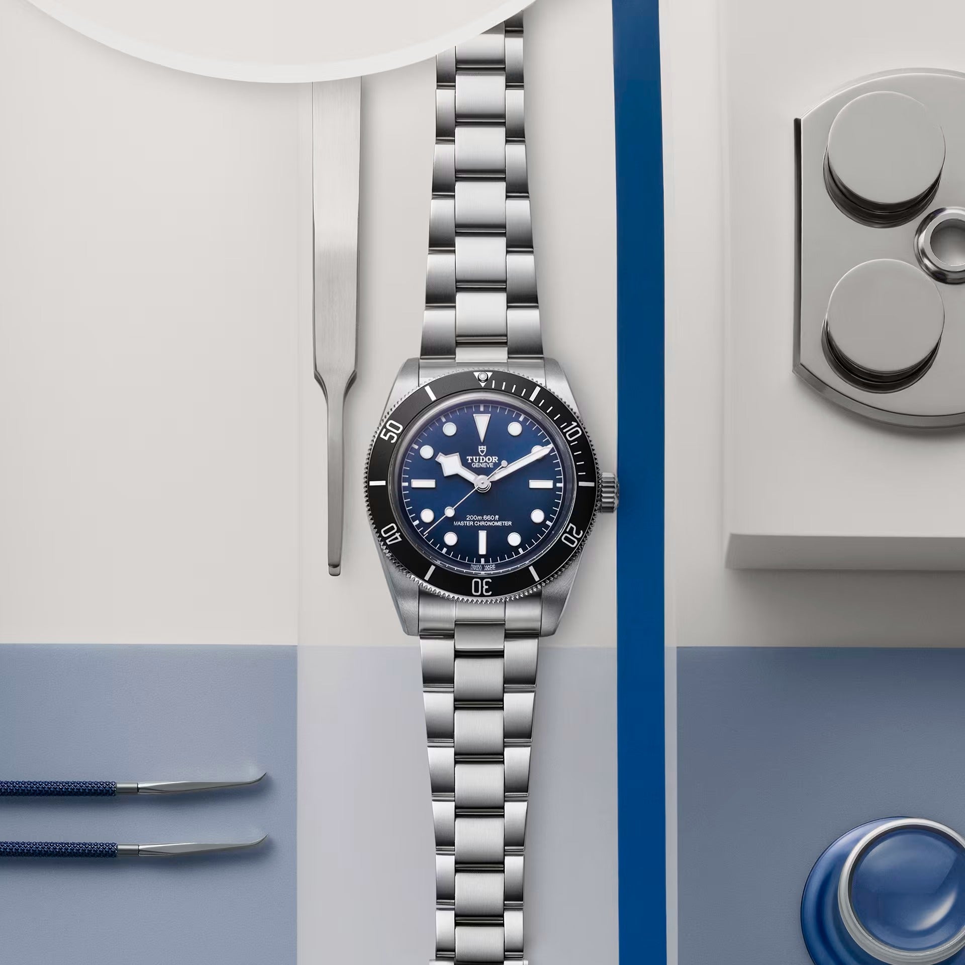 Orologio in acciaio Black Bay 68, 43 mm Tudor