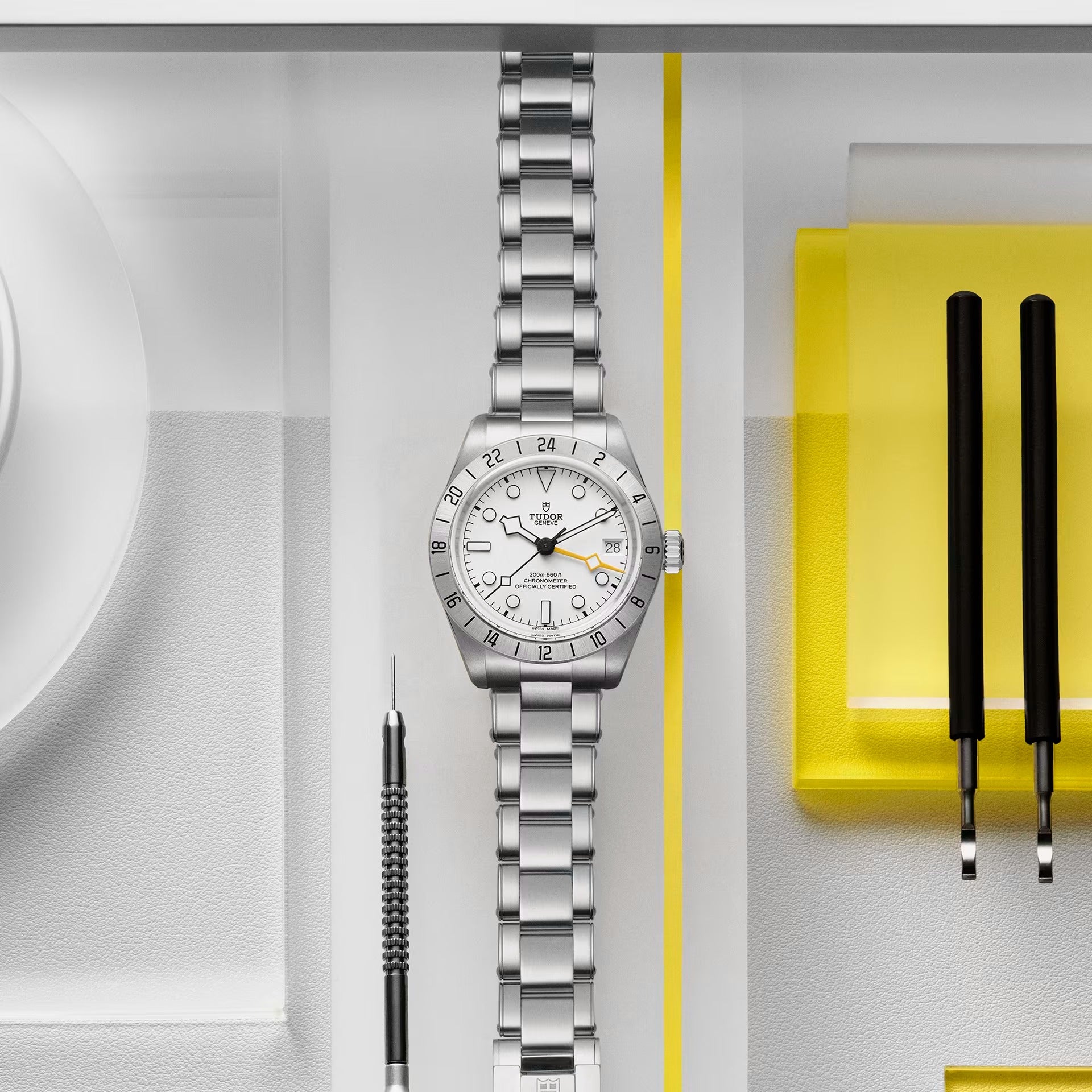 Watch in steel Black Bay Pro, 39 mm Tudor