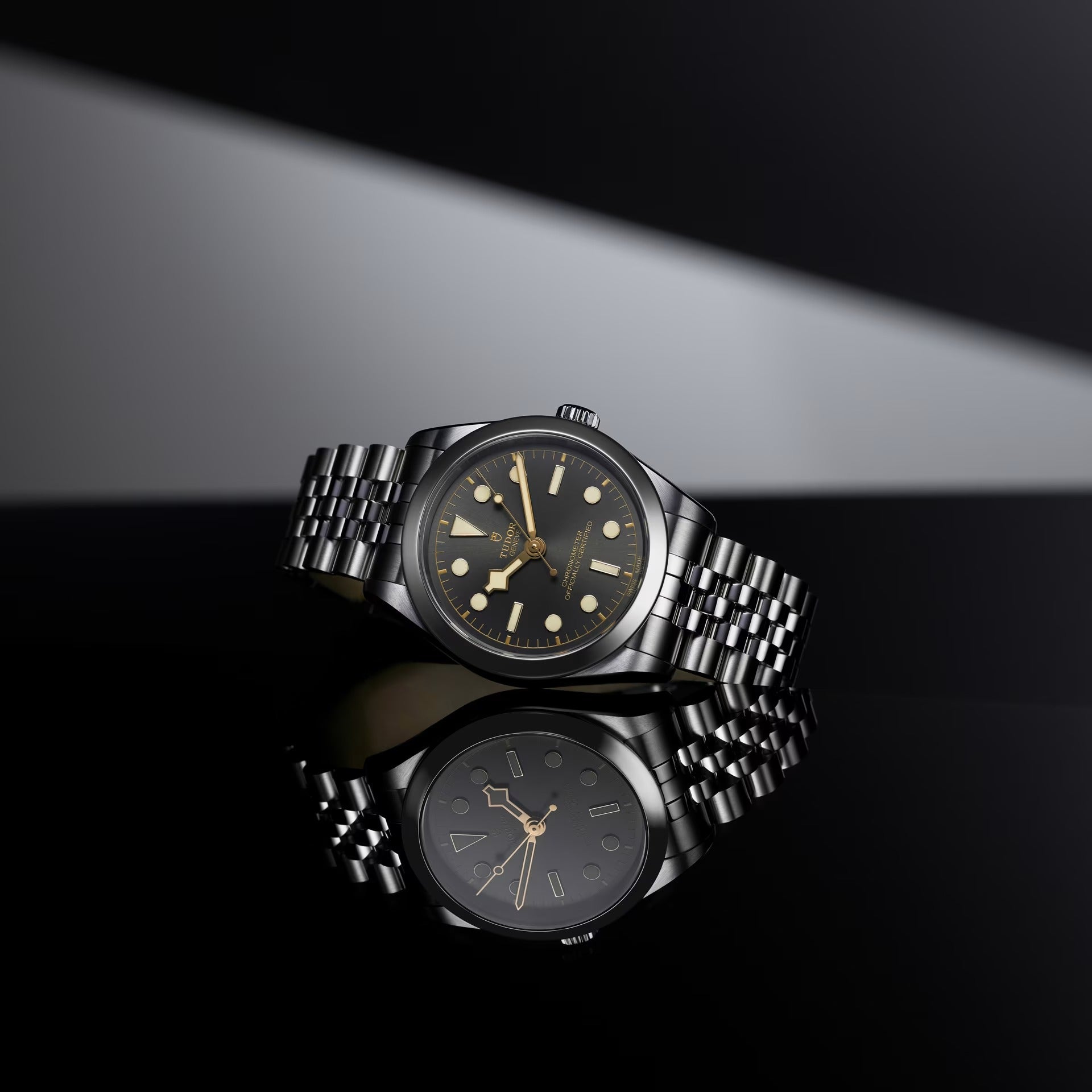 Watch in steel Black Bay One, 41 mm Tudor