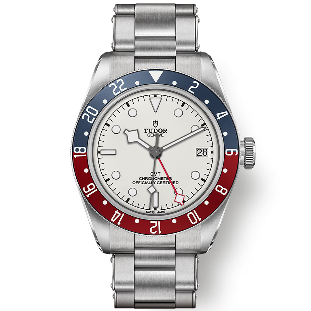 Orologio in acciaio Black Bay GMT, 41 mm Tudor