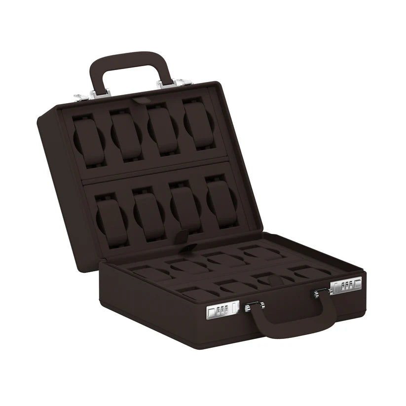 Accessorio in pelle panama Valigetta 16 Pelle Cioccolato Scatola del tempo