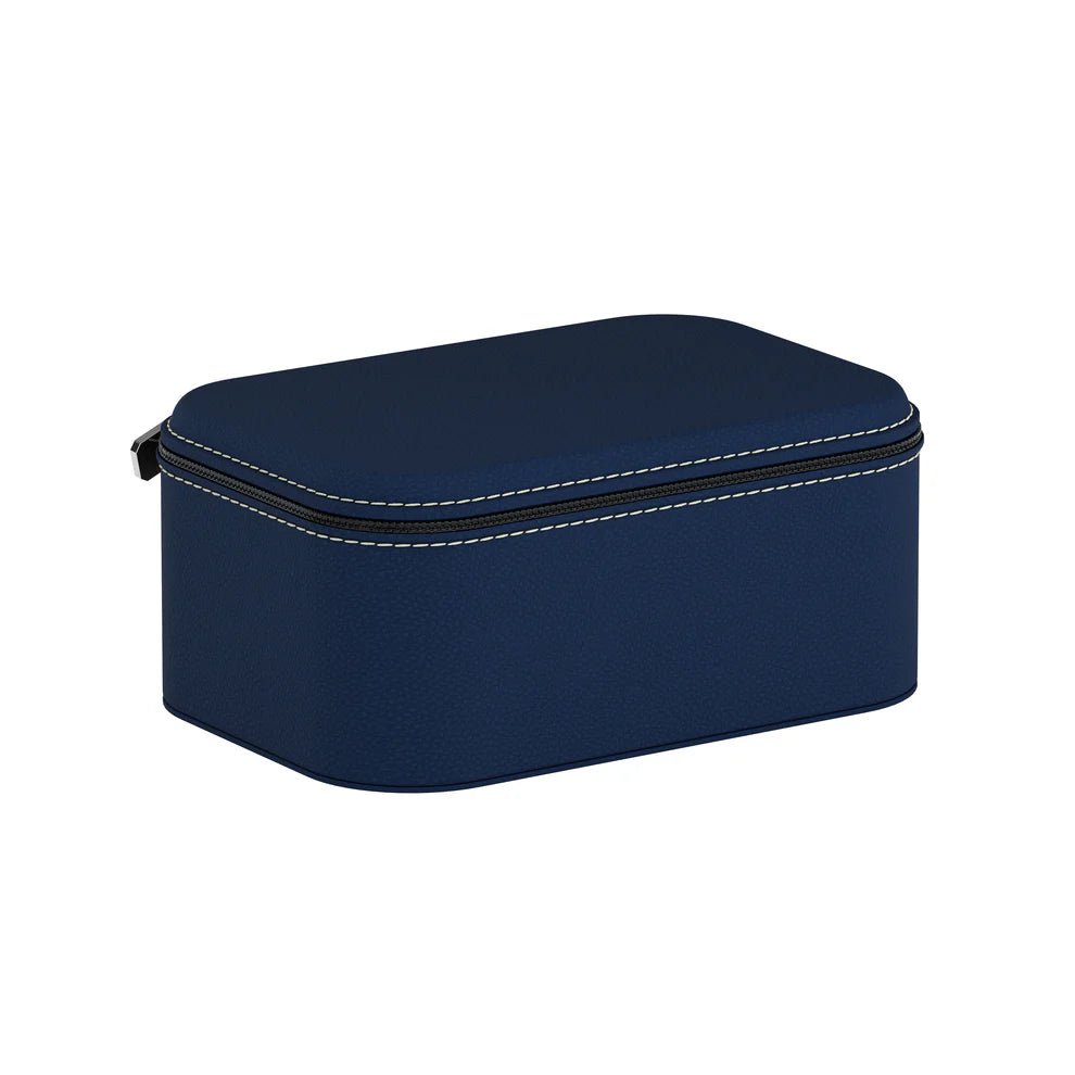 Accessorio in pelle panama Viaggio 1 Pelle Blu Notte/Crema Scatola del tempo