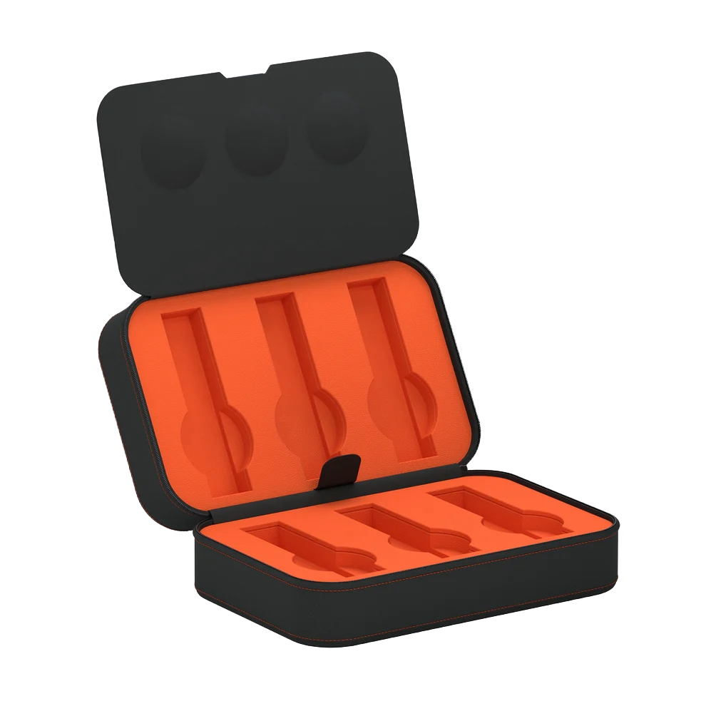 Viaggio 6 Pelle Grigio Ardesia/Arancione