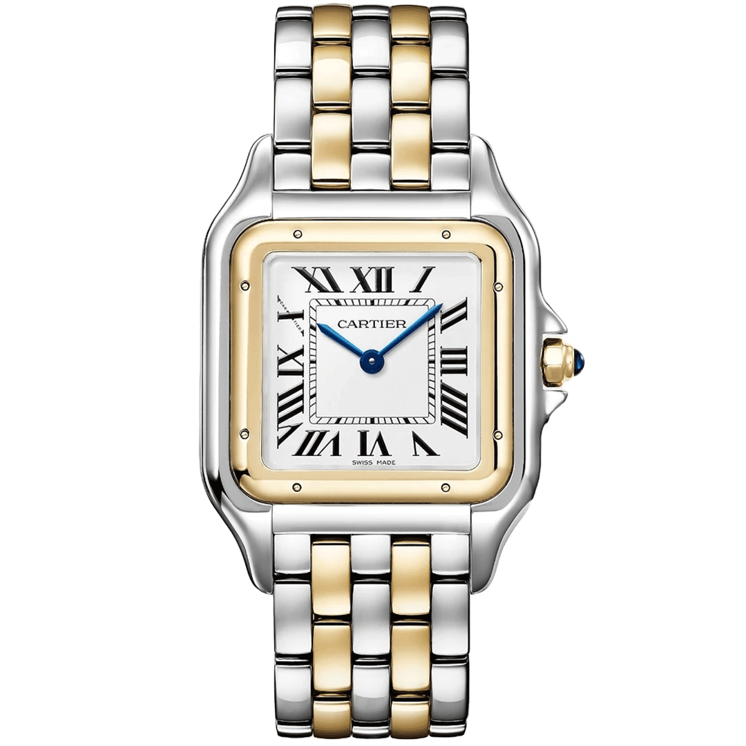 Orologio in acciaio e oro giallo Panthère de Cartier Cartier