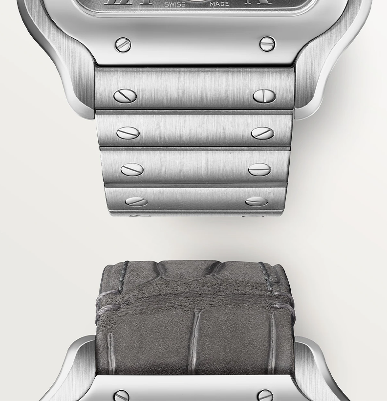 Watch in steel Santos de Cartier Cartier