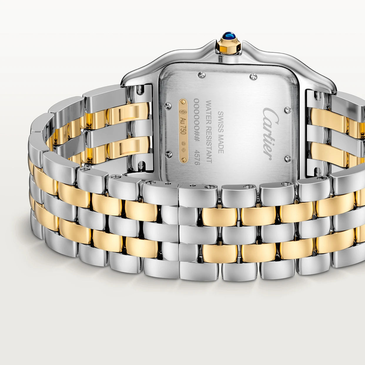 Watch in steel and yellow gold Panthère de Cartier Cartier