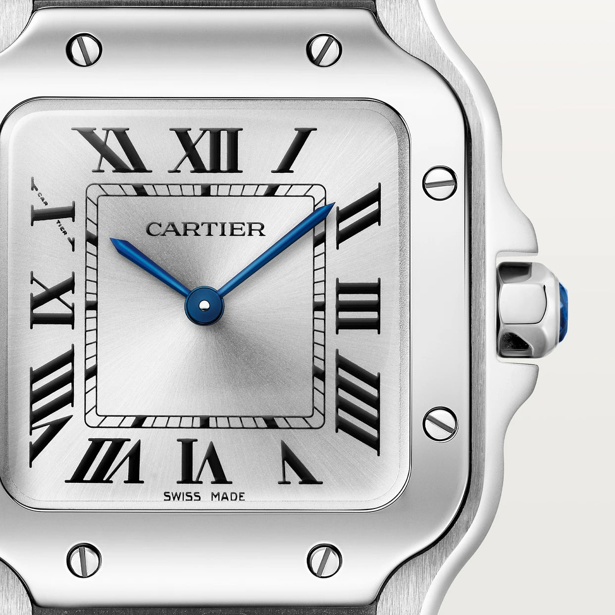 Watch in steel Santos de Cartier Cartier