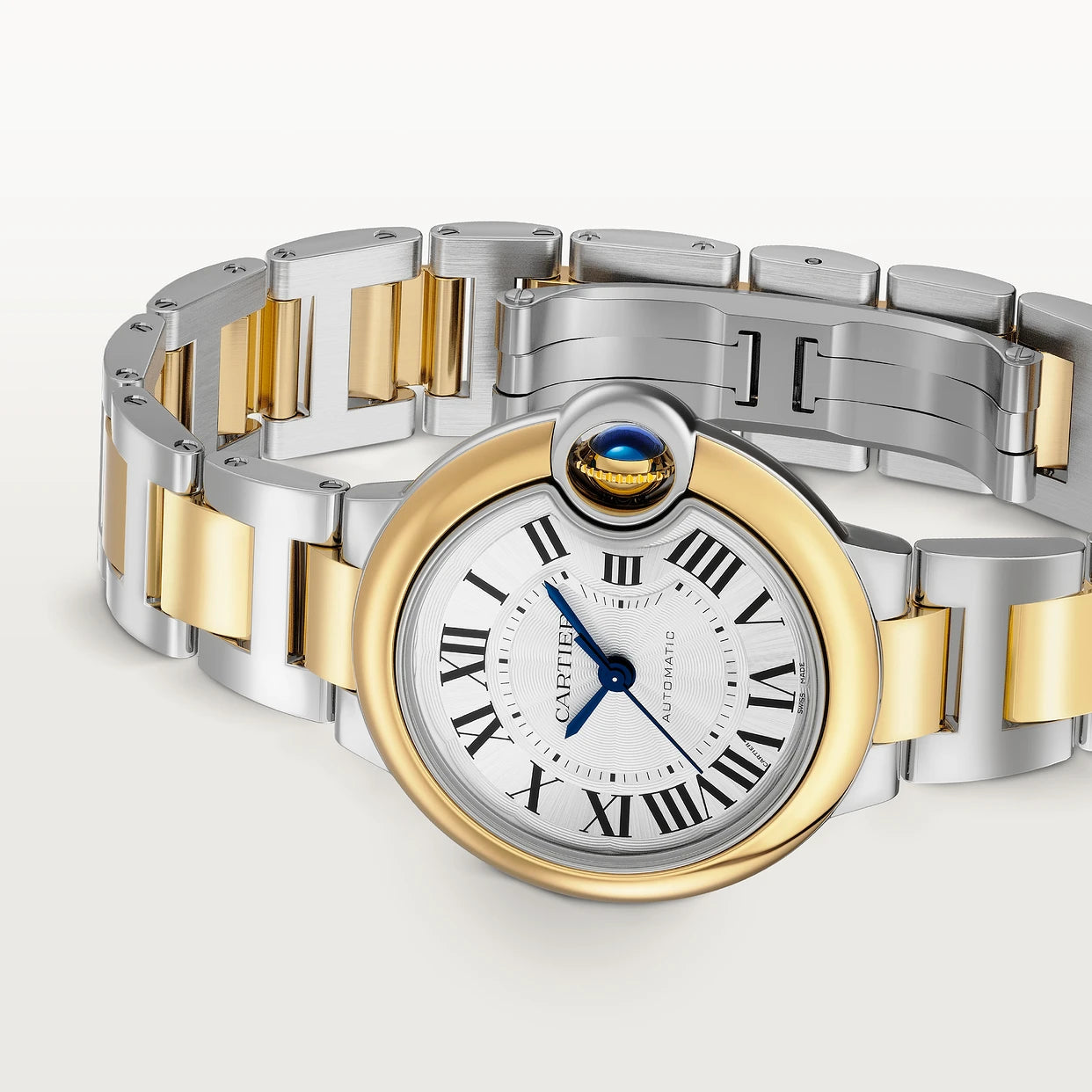 Watch in steel and yellow gold Ballon Bleu de Cartier Cartier