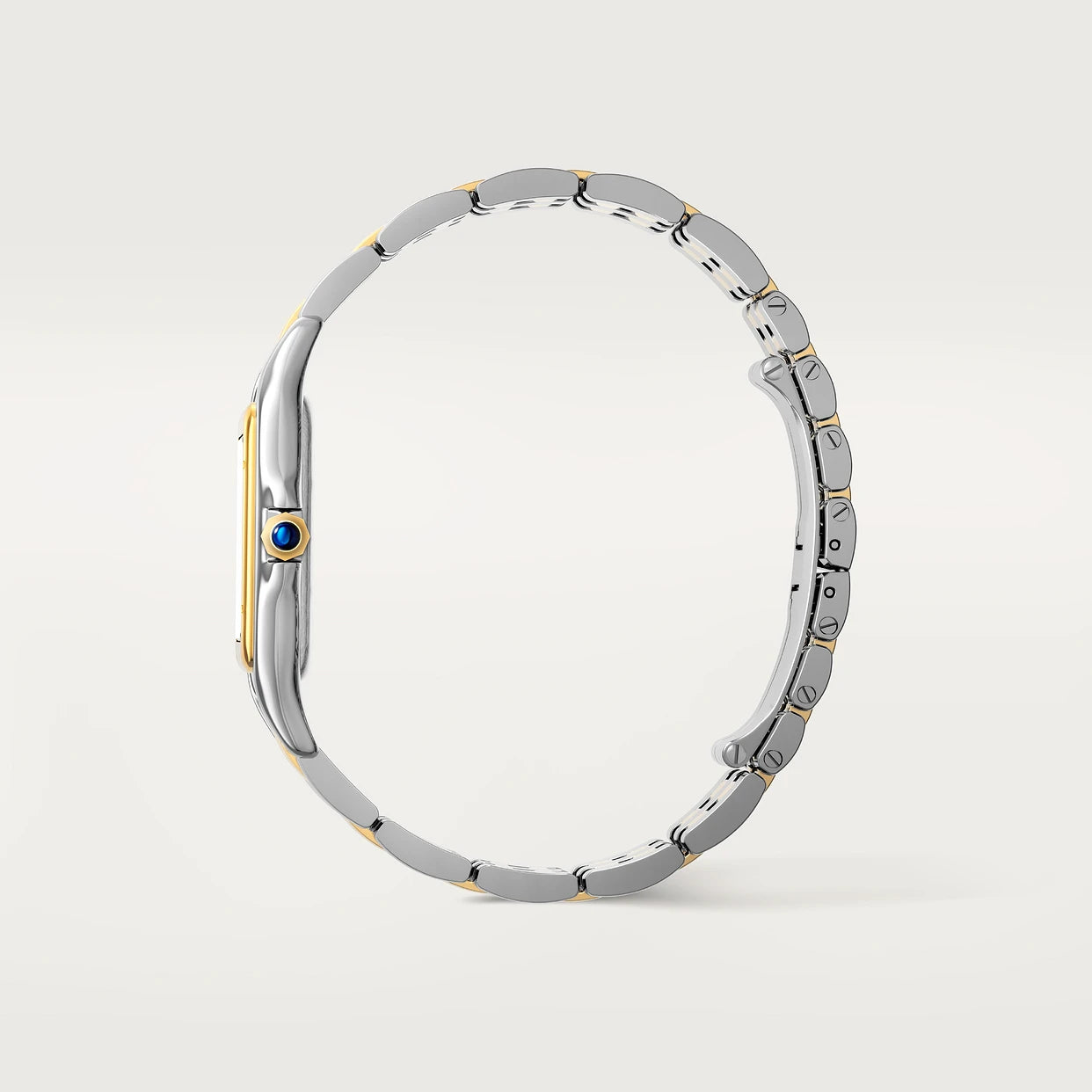 Watch in steel and yellow gold Panthère de Cartier Cartier