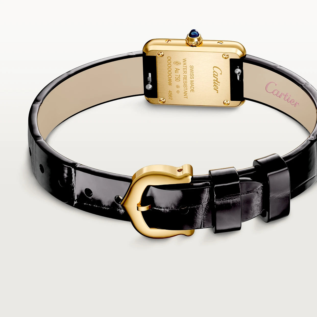 Watch in yellow gold Tank Louis Cartier