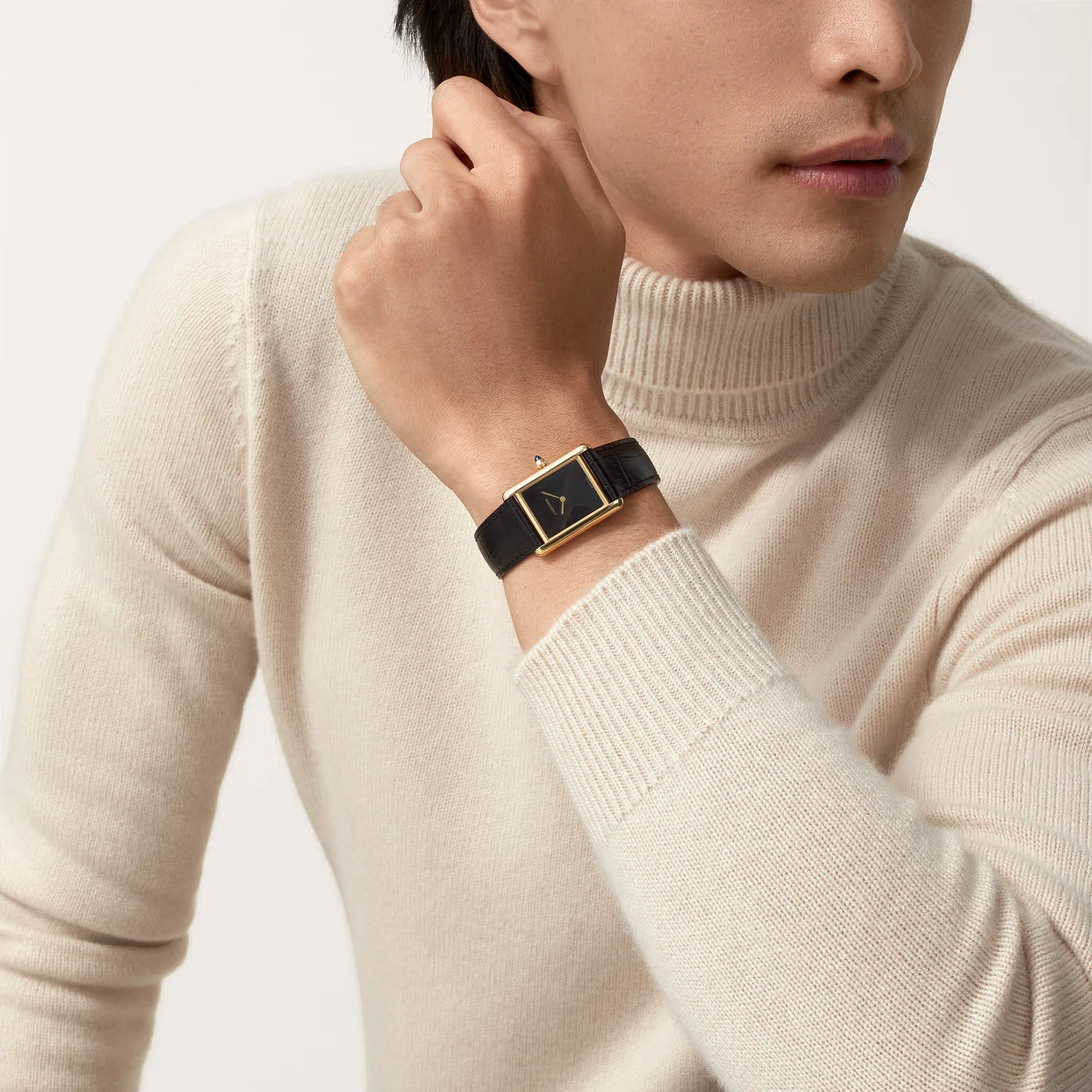 Watch in yellow gold Tank Louis Cartier
