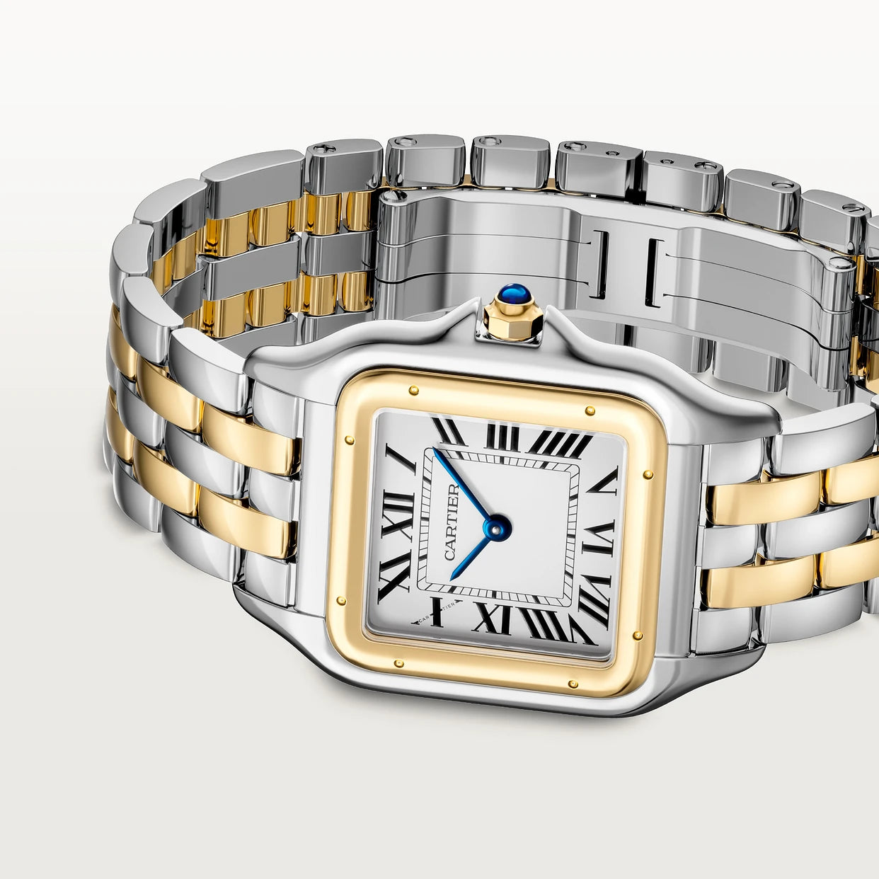 Watch in steel and yellow gold Panthère de Cartier Cartier
