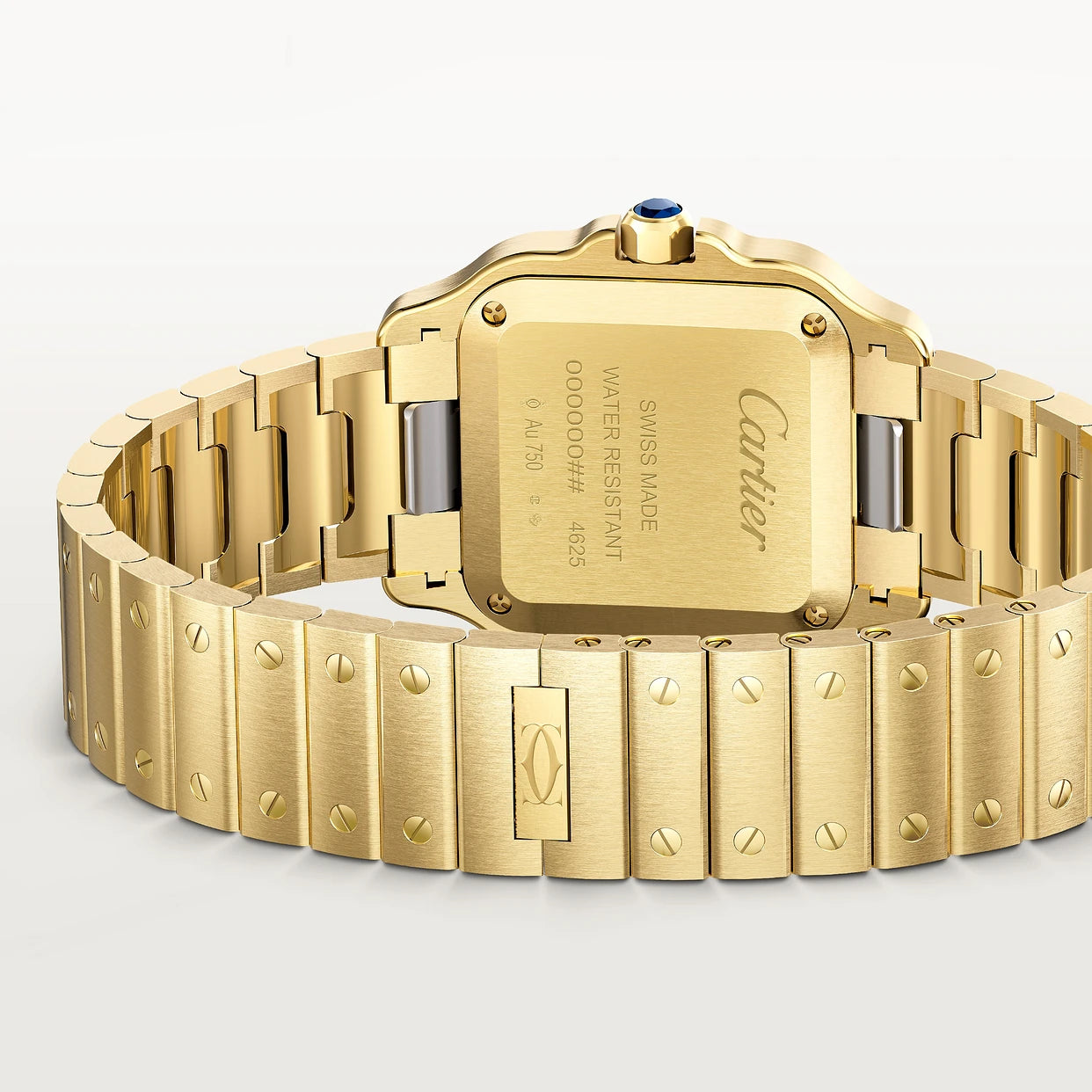 Orologio in oro giallo Santos de Cartier Cartier