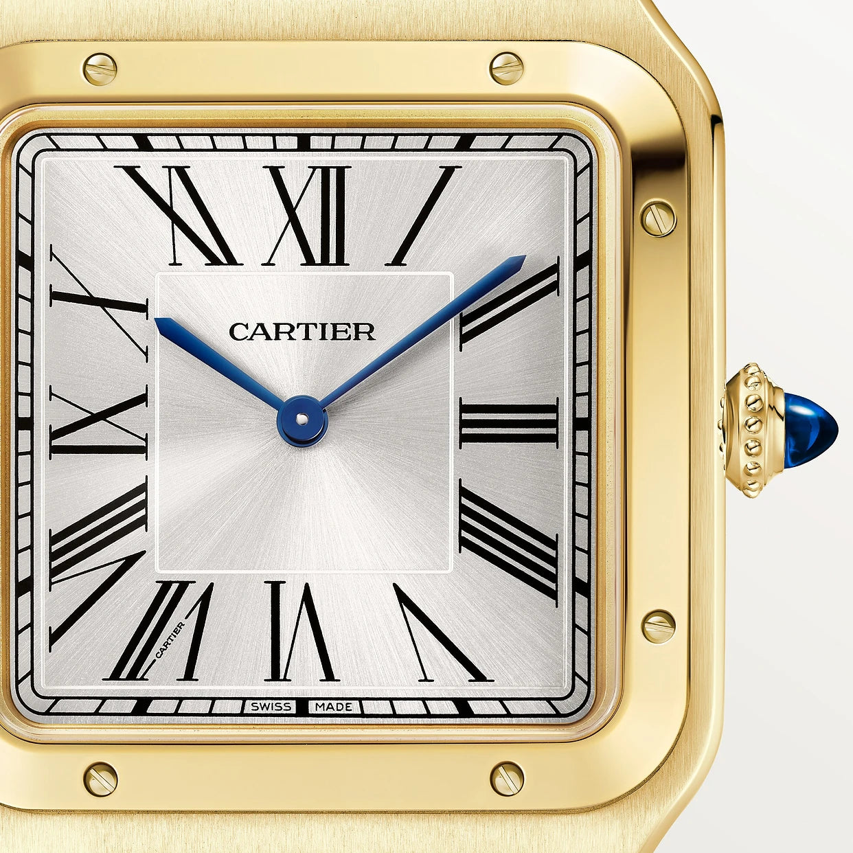 Orologio in oro giallo Santos-Dumont Cartier