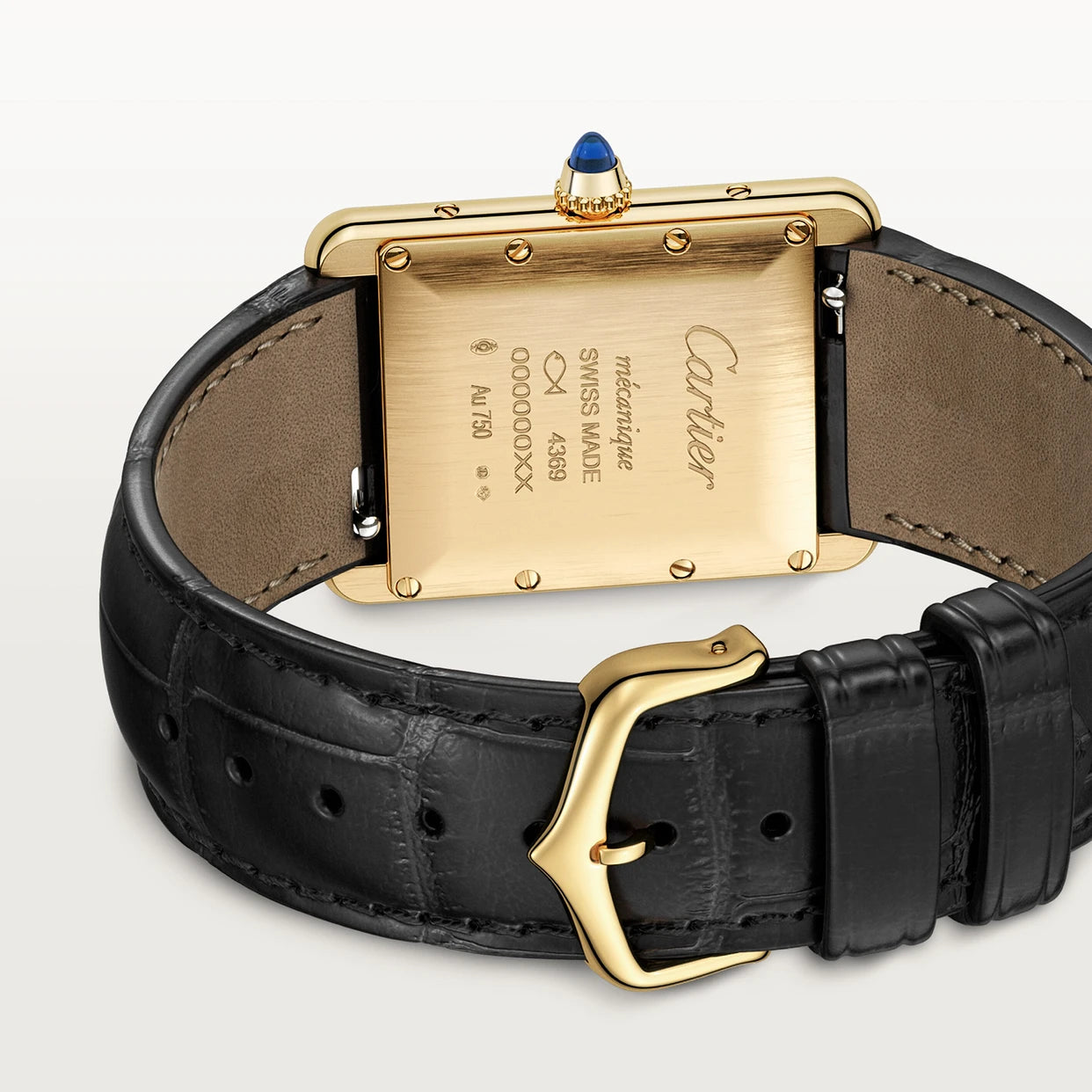 Watch in yellow gold Tank Louis Cartier