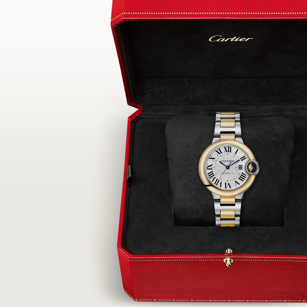 Orologio in acciaio e oro giallo Ballon Bleu de Cartier Cartier