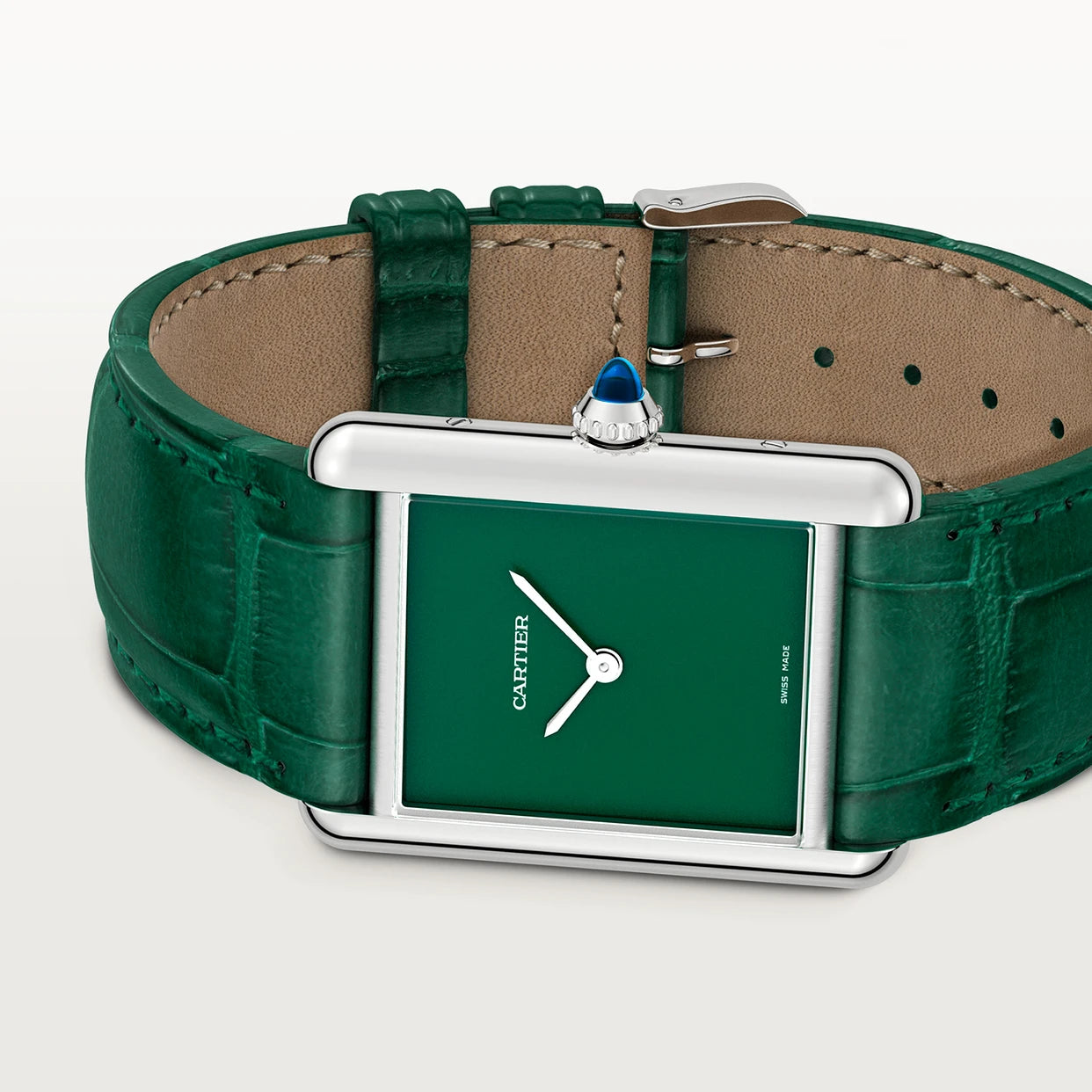 Watch in steel Tank Must Cartier