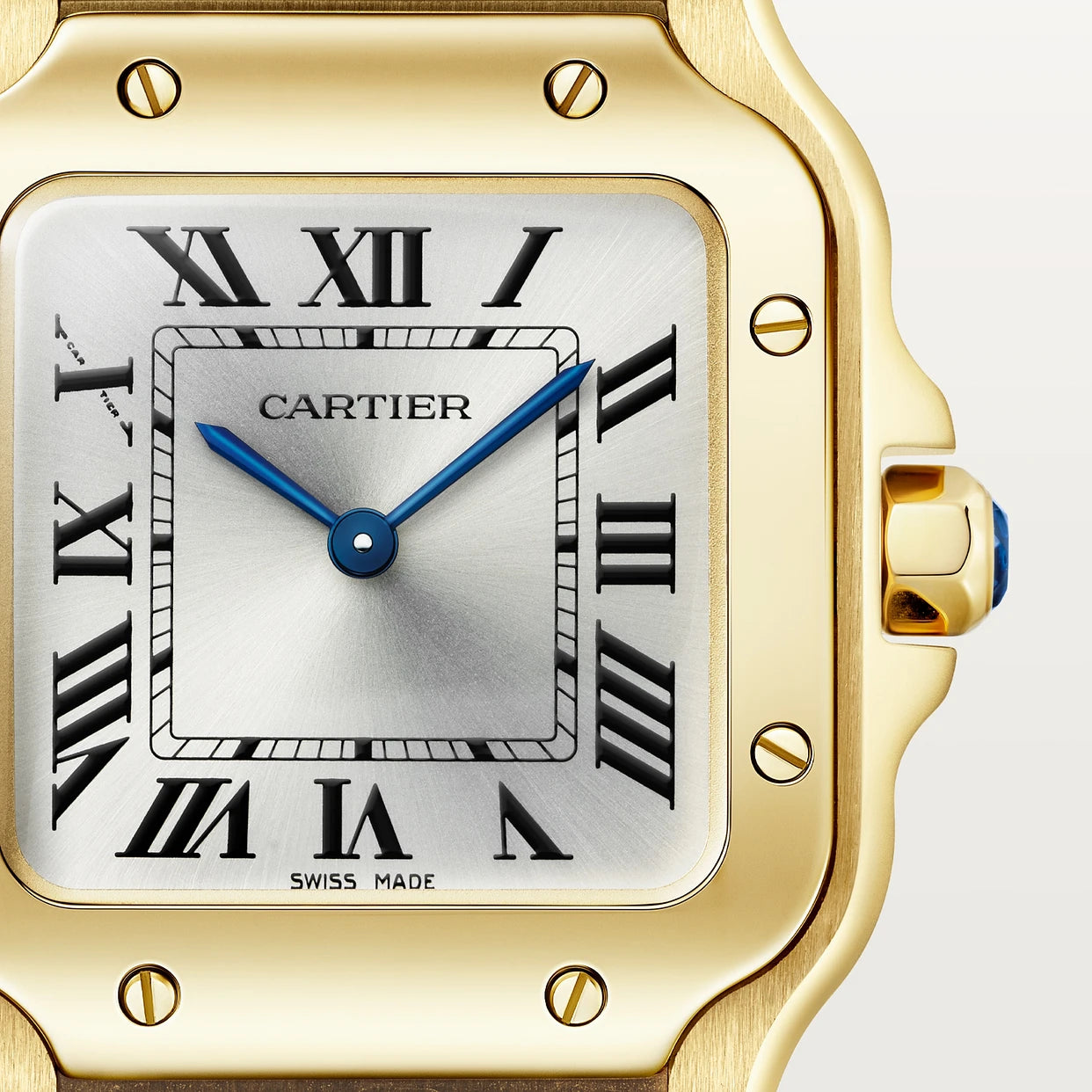 Orologio in oro giallo Santos de Cartier Cartier