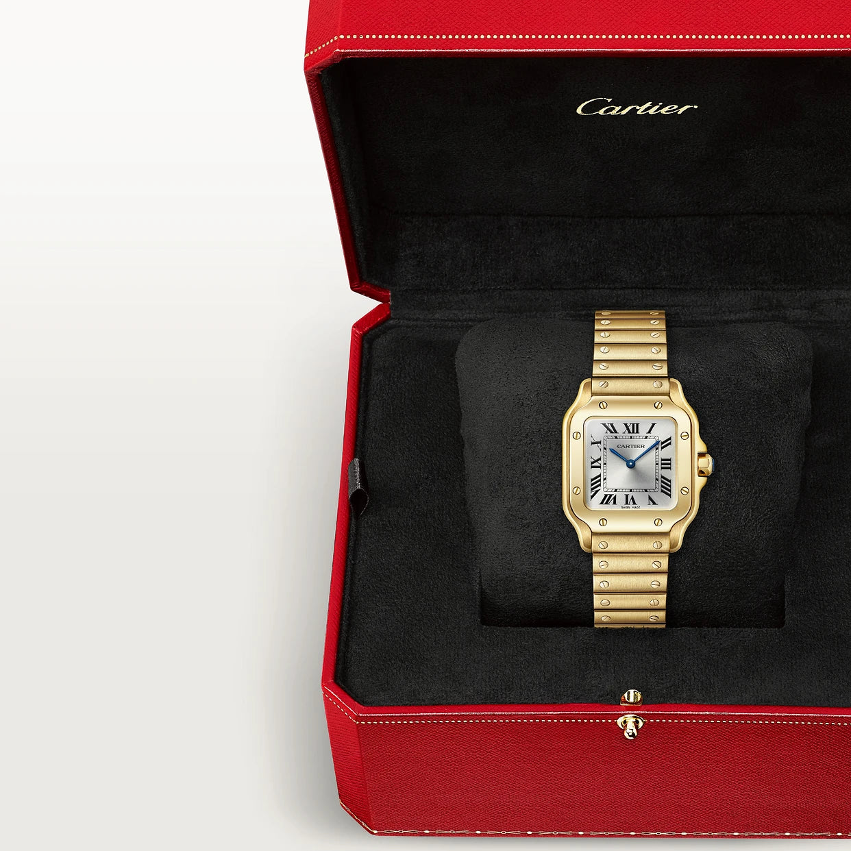 Orologio in oro giallo Santos de Cartier Cartier
