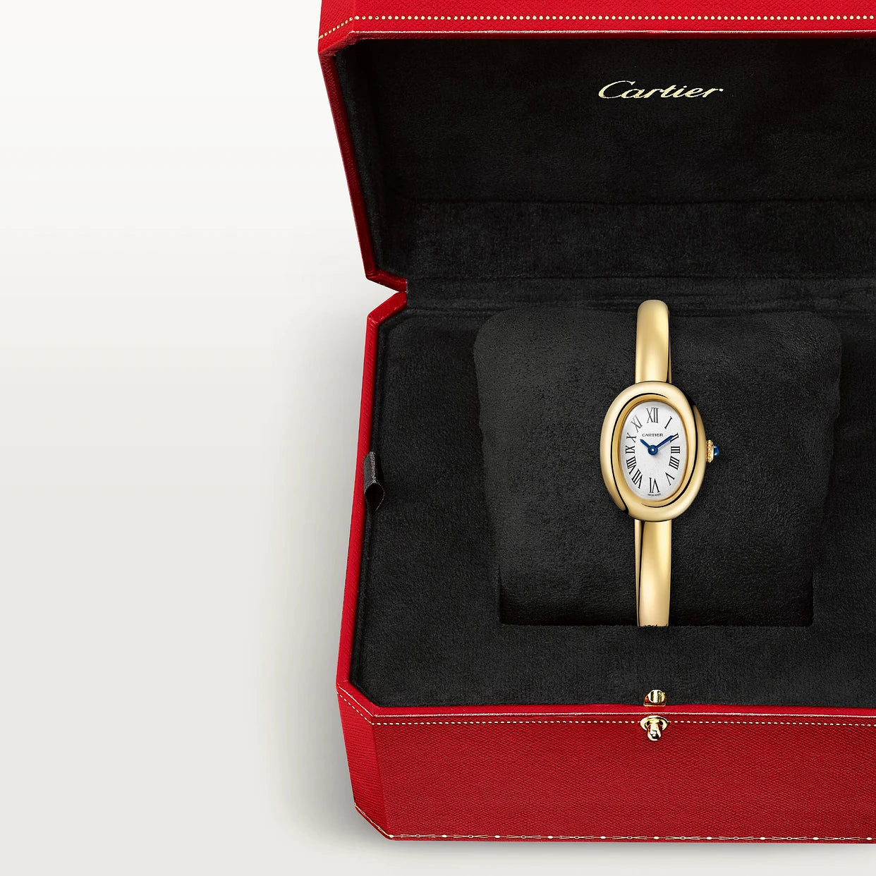 Watch in yellow gold Baignoire de Cartier (size 17) Cartier