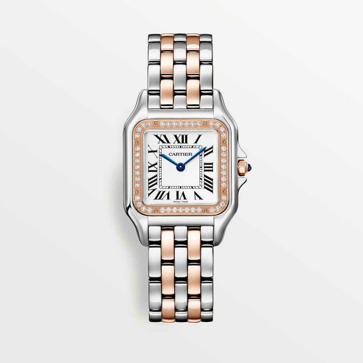 Orologio in acciaio e oro rosa Panthère de Cartier Cartier