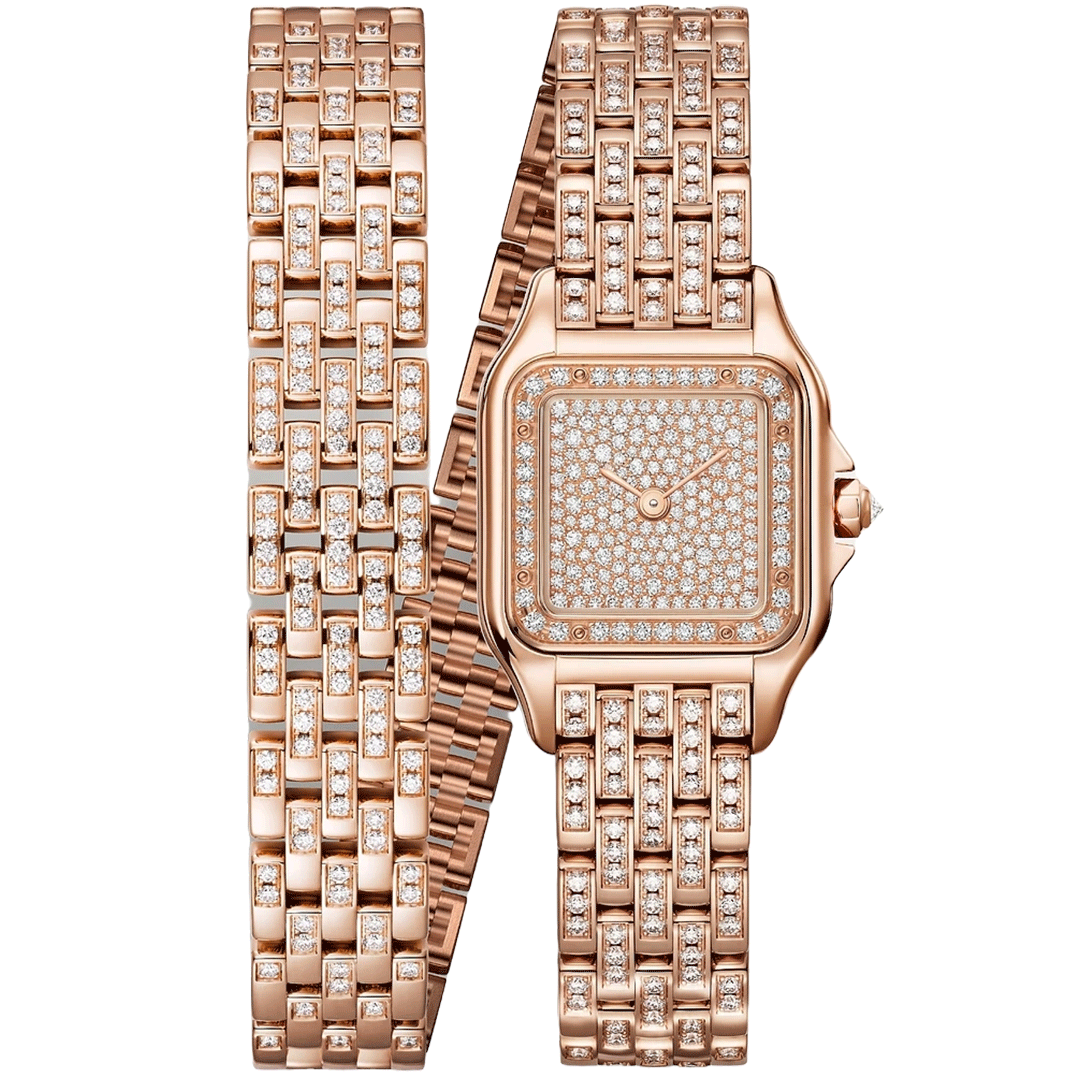 Watch in rose gold Panthère de Cartier Cartier