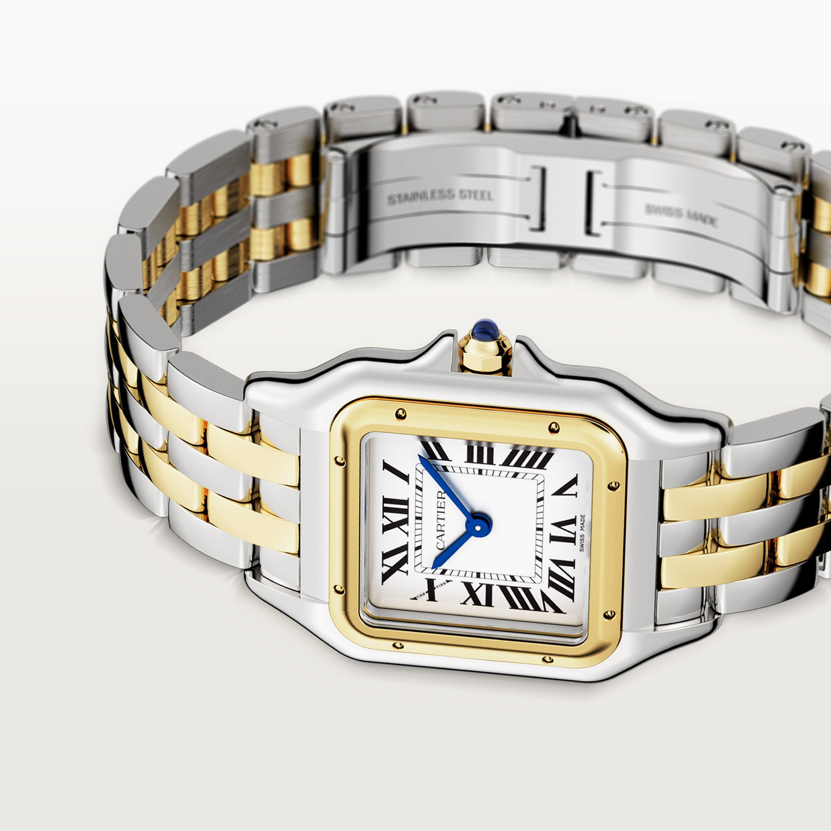 Orologio in acciaio e oro giallo Panthère de Cartier Cartier