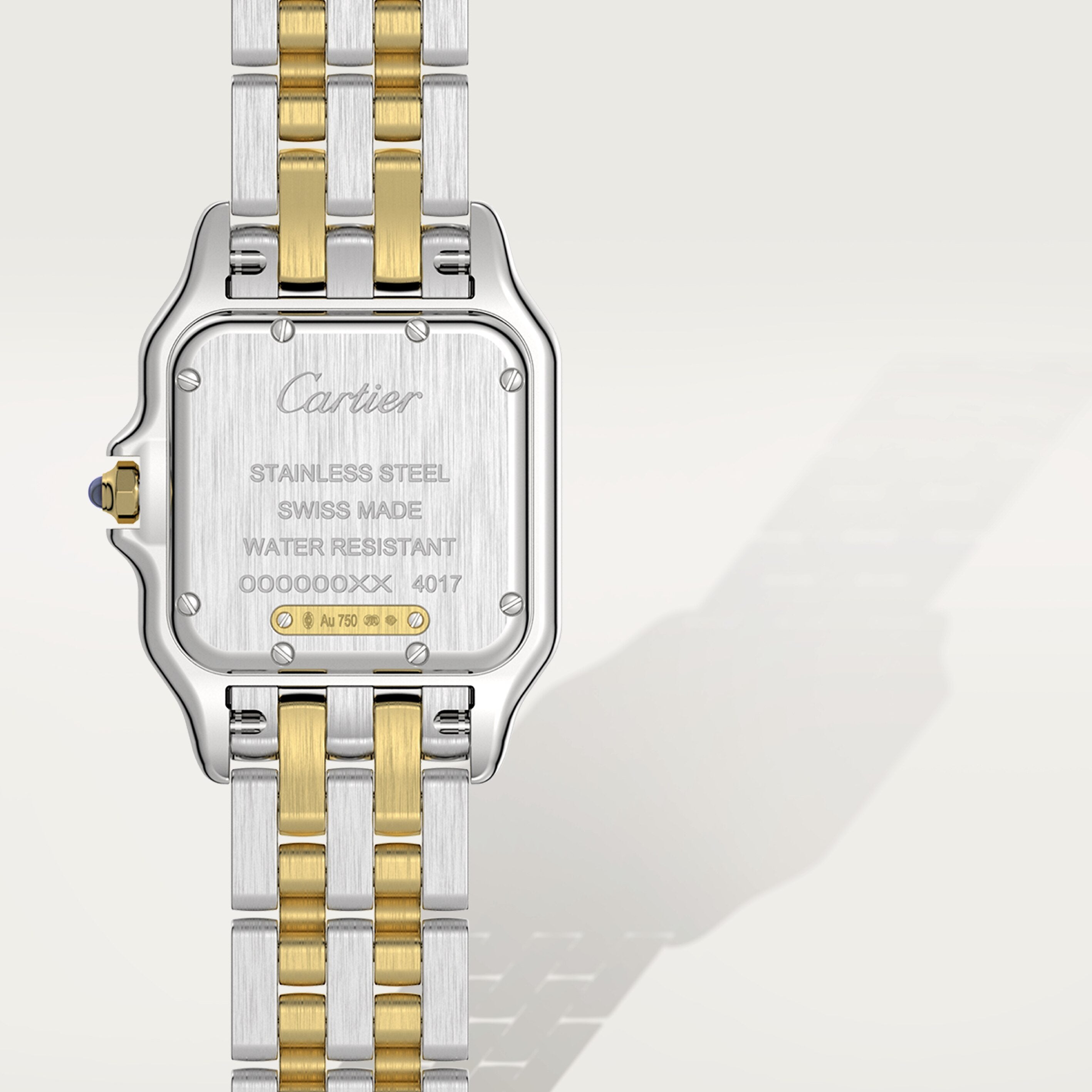 Orologio in acciaio e oro giallo Panthère de Cartier Cartier
