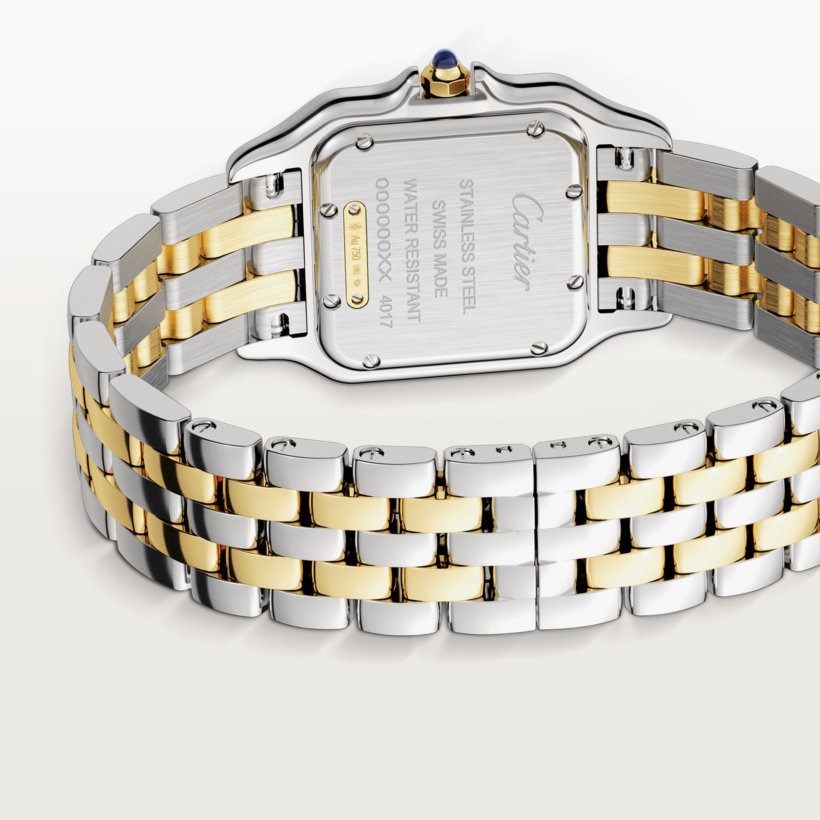 Orologio in acciaio e oro giallo Panthère de Cartier Cartier