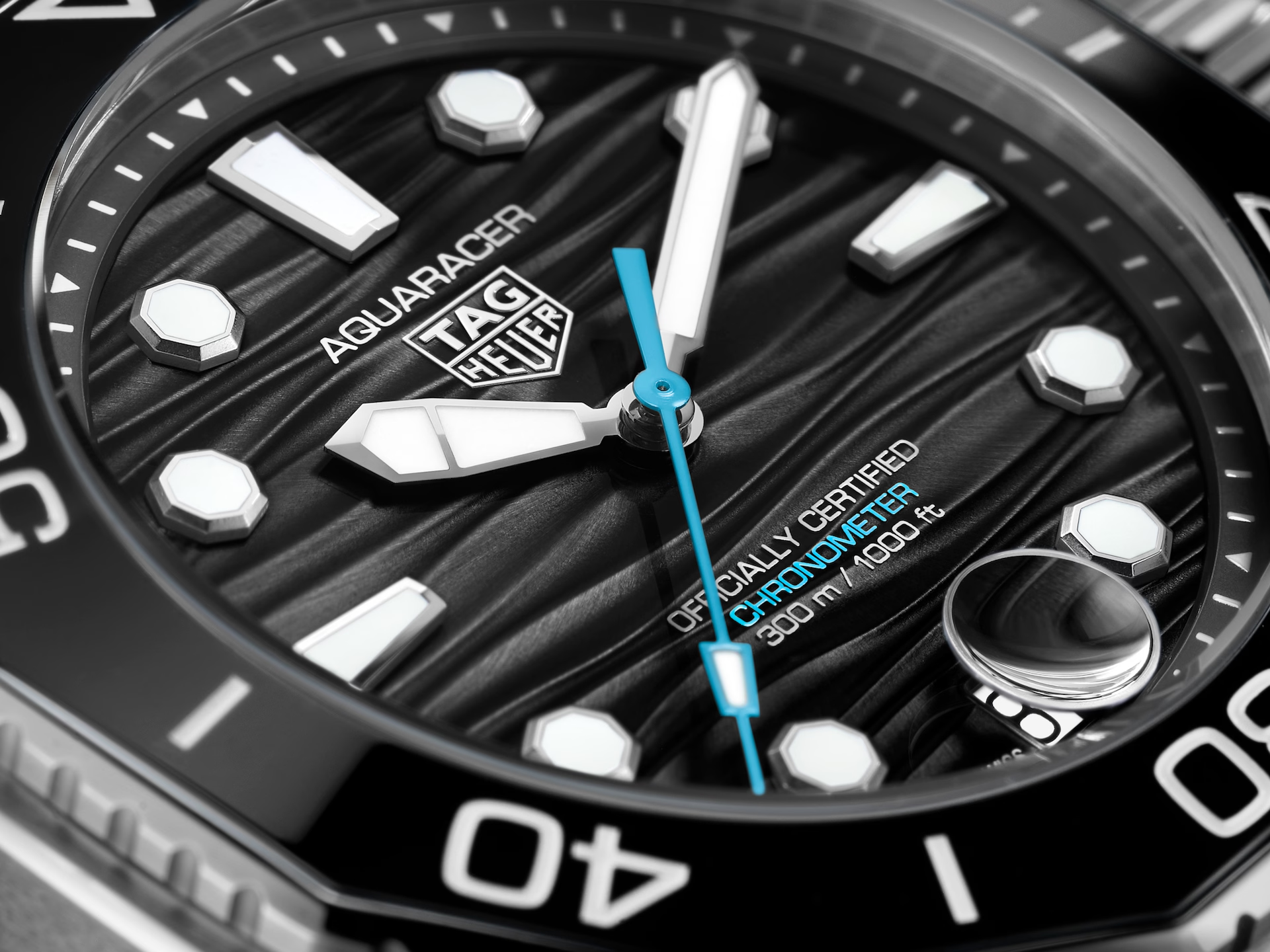 Orologio in acciaio Aquaracer Professional 300 Date Tag heuer