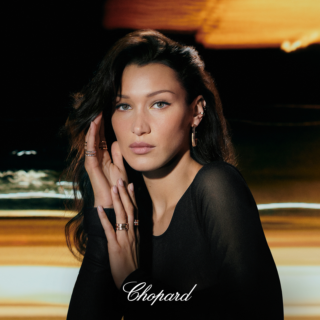 Gioiello in oro rosa Anello Ice Cube Chopard