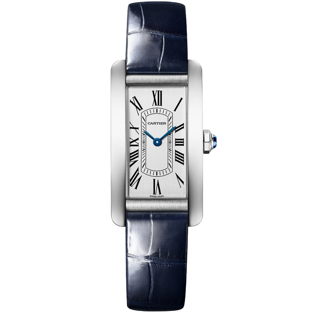 Watch in steel Tank Américaine Cartier